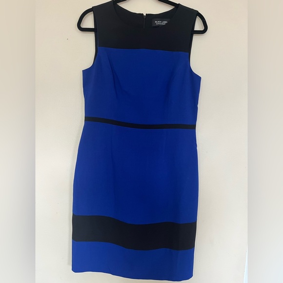 Evan Picone Black Label Blue and Black Dress Suit - Picture 2 of 5